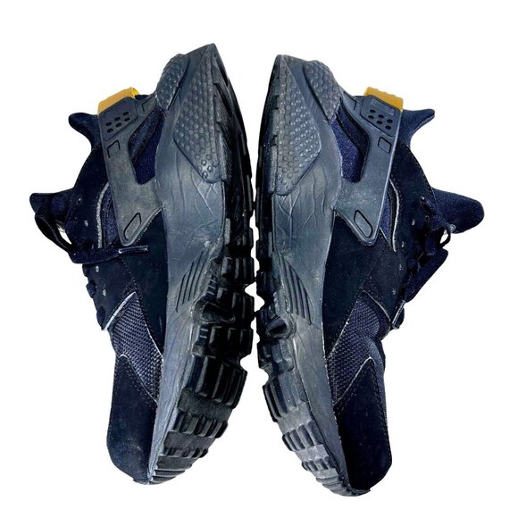 Nike Air Huarache Shoes Mens Size 10.5 Black Running Sneakers 318429-025 - Picture 7 of 16